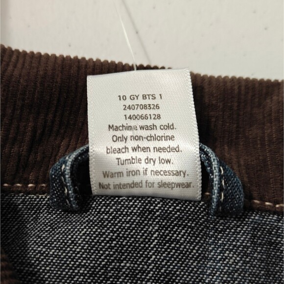 NWT Gymboree Boys Denim Jacket 3T 4T XS XSmall Kids Trucker Corduroy Jean New - Picture 7 of 7